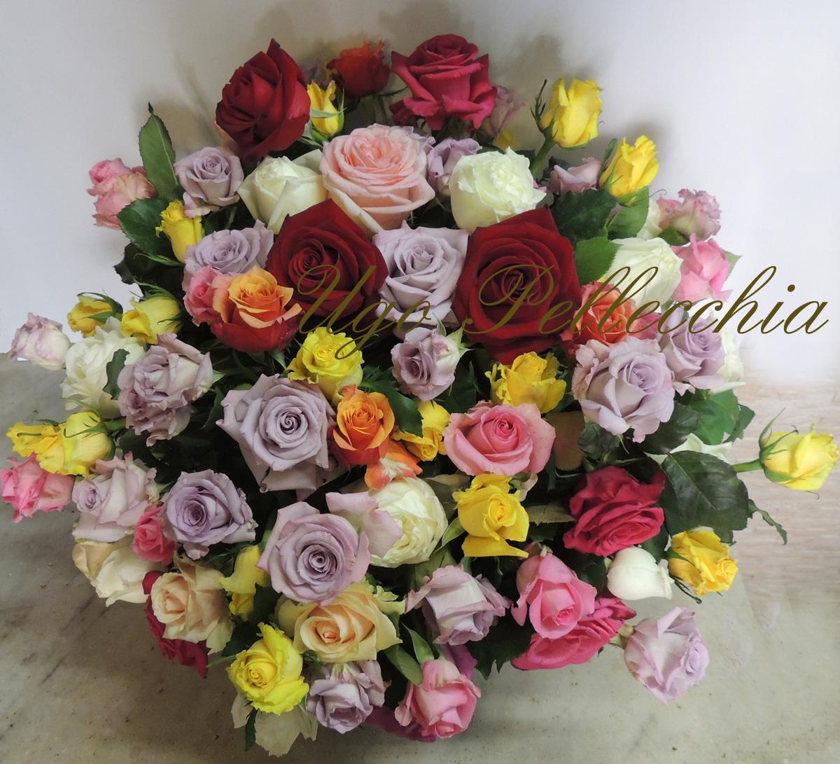 cesto grande rose